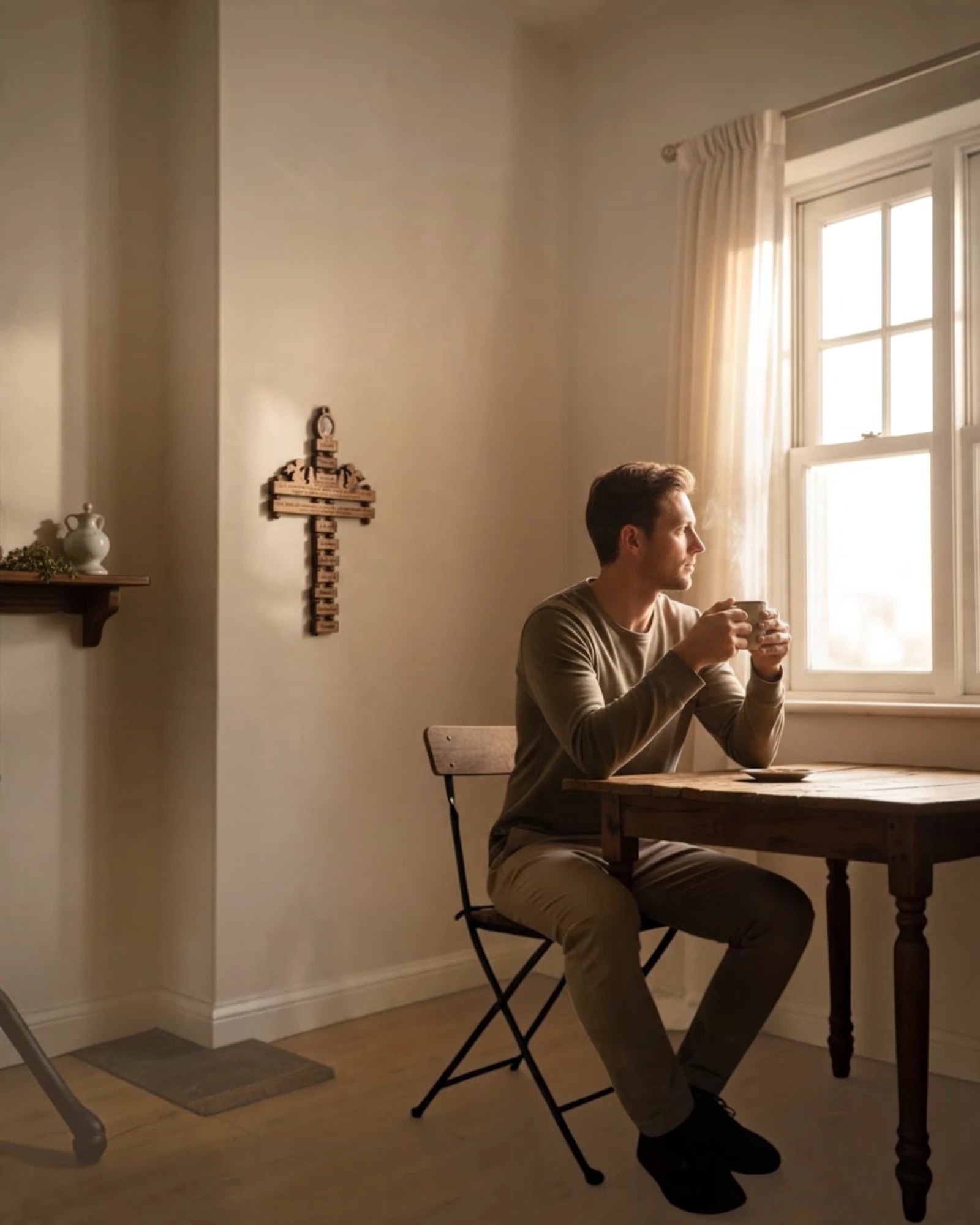 Padre Nuestro Hanging Cross (Spanish)